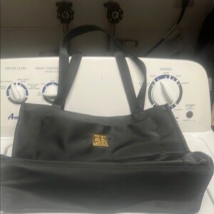 Givenchy Black Tote with Gold Detail